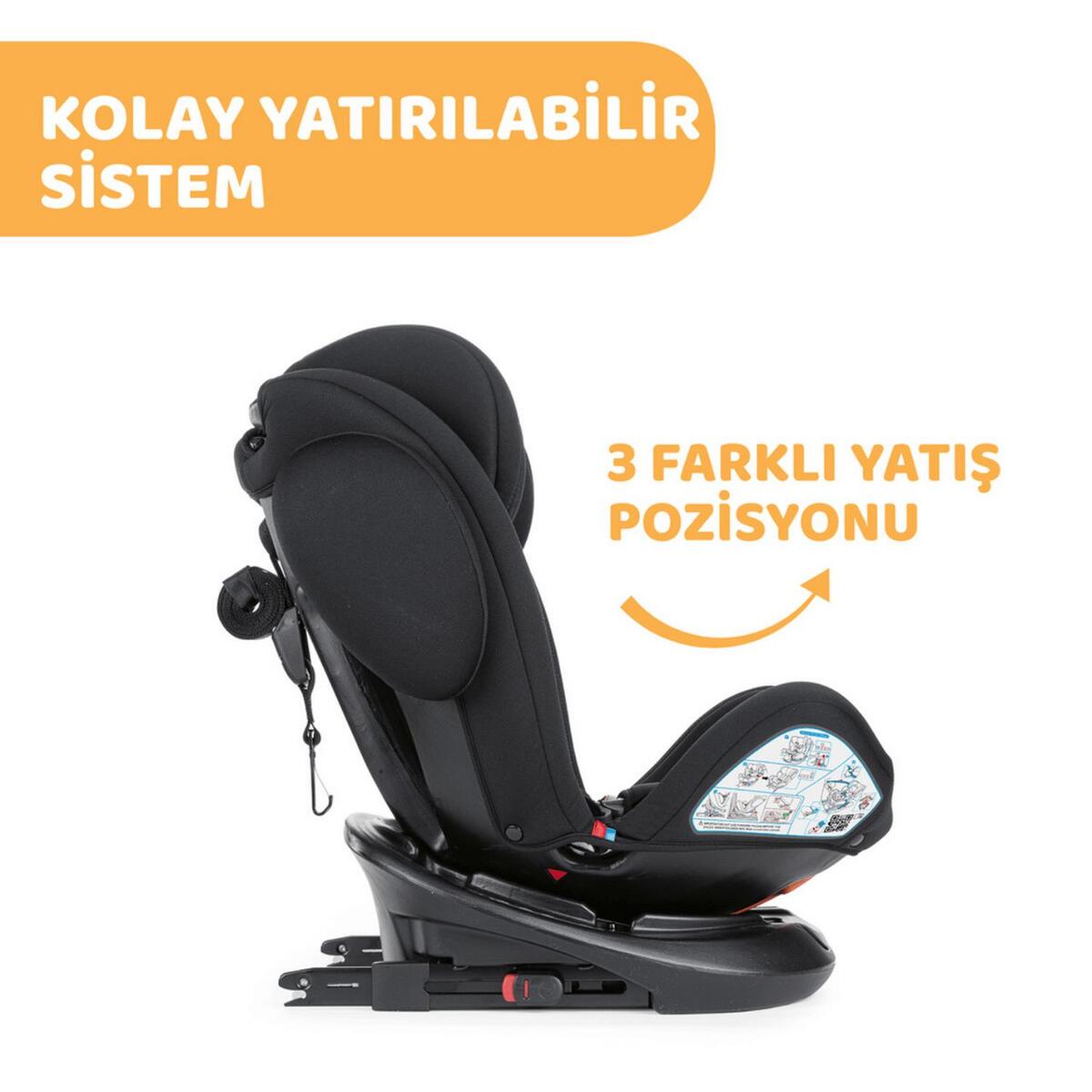 Chicco Unico Plus Baby Oto Koltuğu 0-36 Kg Black