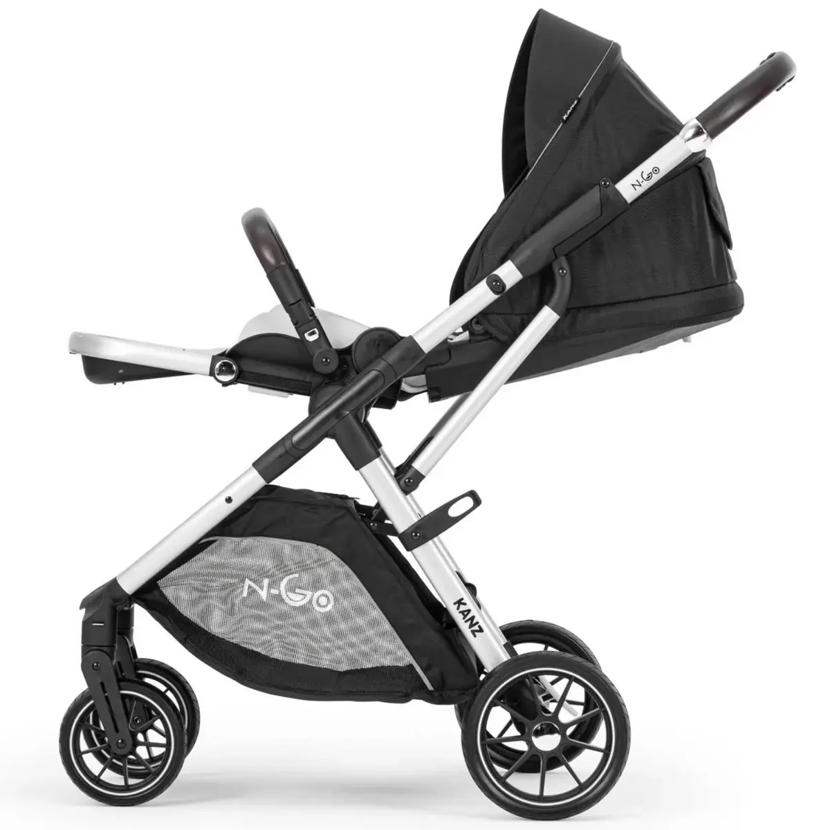 Kanz N-Go Travel Sistem Bebek Arabası Siyah