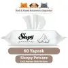 Sleepy Petcare Islak Bakım Havlusu 60lı