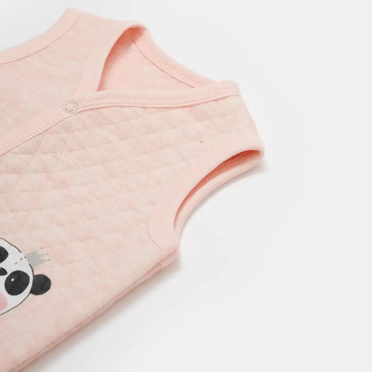 Bibaby Yelek Kapitone Live Pandas Pembe