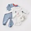 Bibaby Organik Tulum Takımı Tüllü Wild Flowers Spring Blue