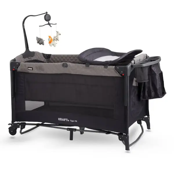 Kraft Tiger Pr Anne Yanı Oyun Parkı 70x120 cm Light Grey