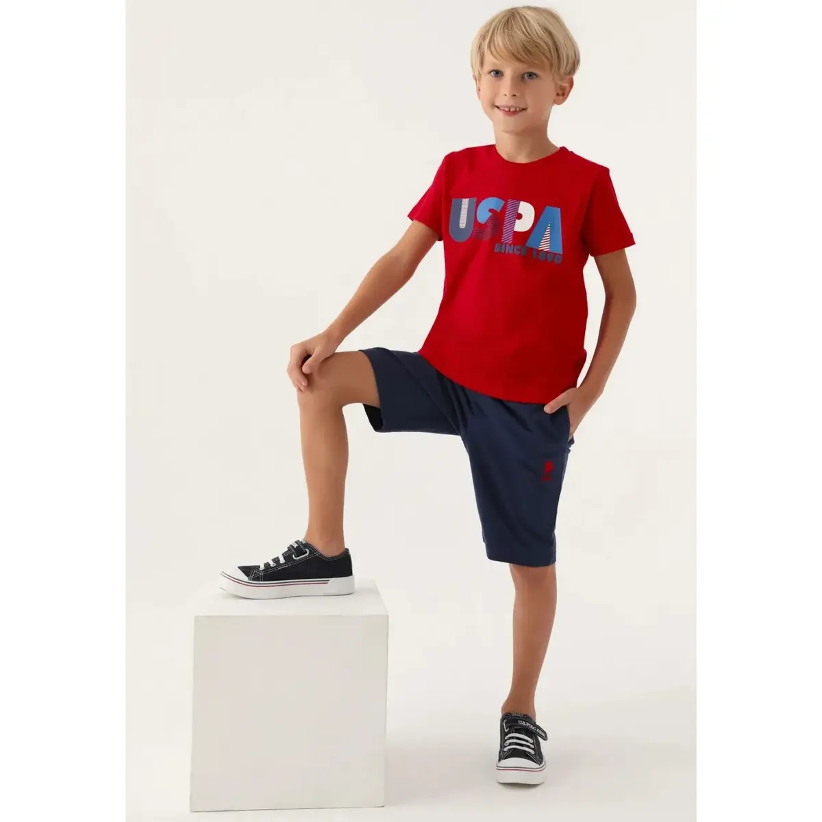 U.S. Polo 2li Takım Bermuda Kırmızı