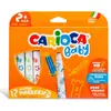 Carioca Baby Jumbo Yıkanabilir Keçeli Boya Kalemi 12li