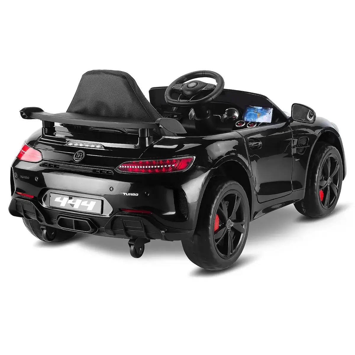 Babyhope 444 GTR Sport Akülü Araba Siyah 12V