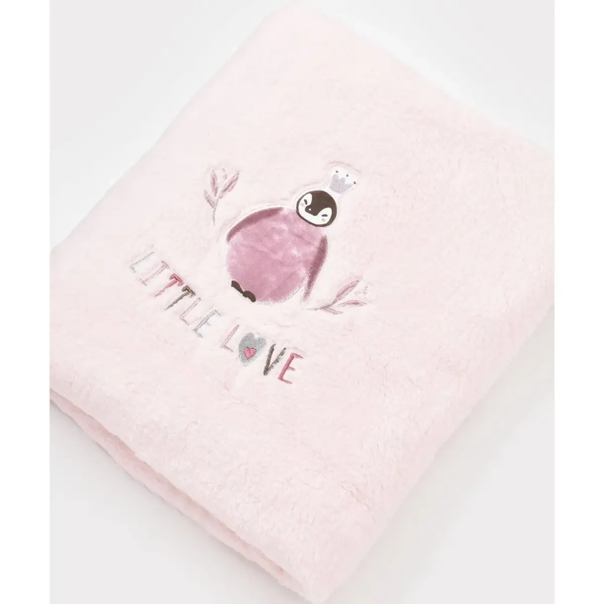 Bibaby Battaniye Welsoft Pink Love Pembe