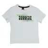 Hvc T-Shirt Run Baskılı Beyaz - Yeşil