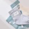 Bibaby Organik Çorap Soket 3lü Cloudy Nil