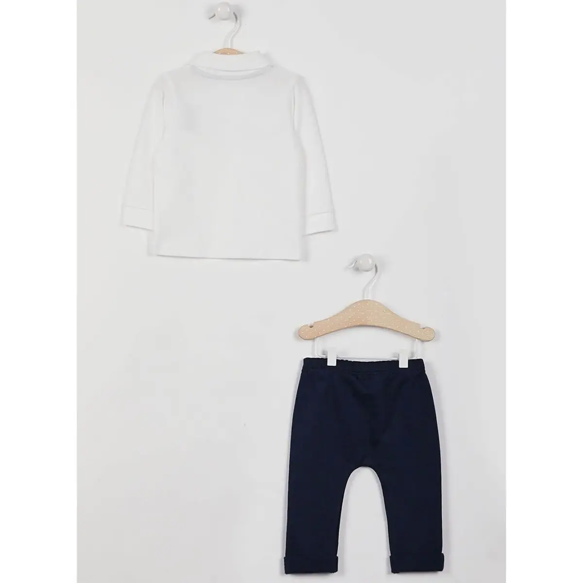 U.S. Polo 2li Takım Uzun Kol Krem