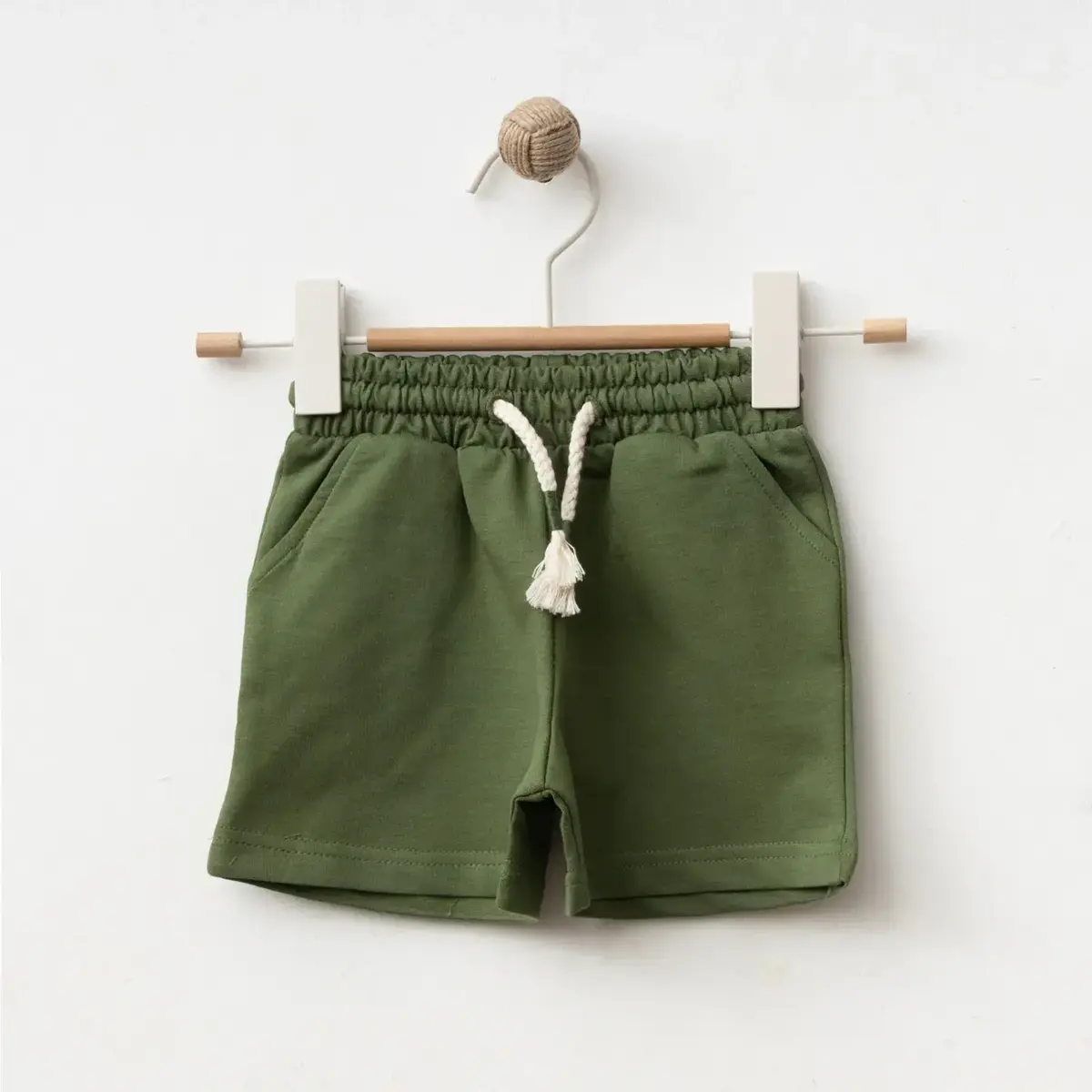 Bebolly Şort Basic Haki