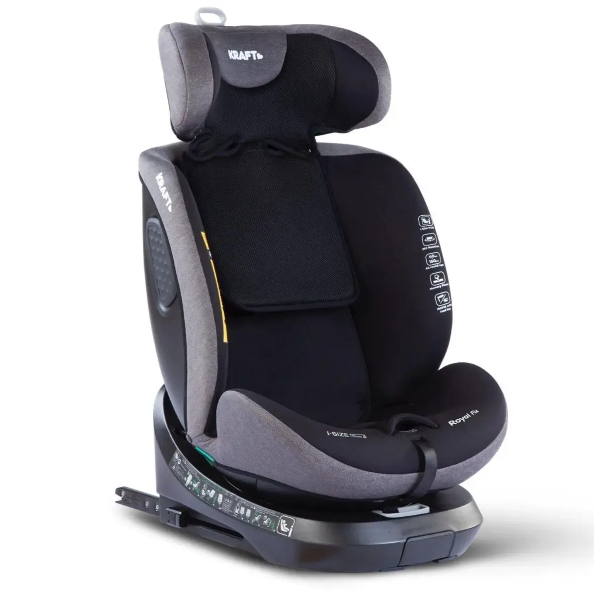 Kraft Royal Fix I-Size Oto Koltuğu 0-36 Kg Grey