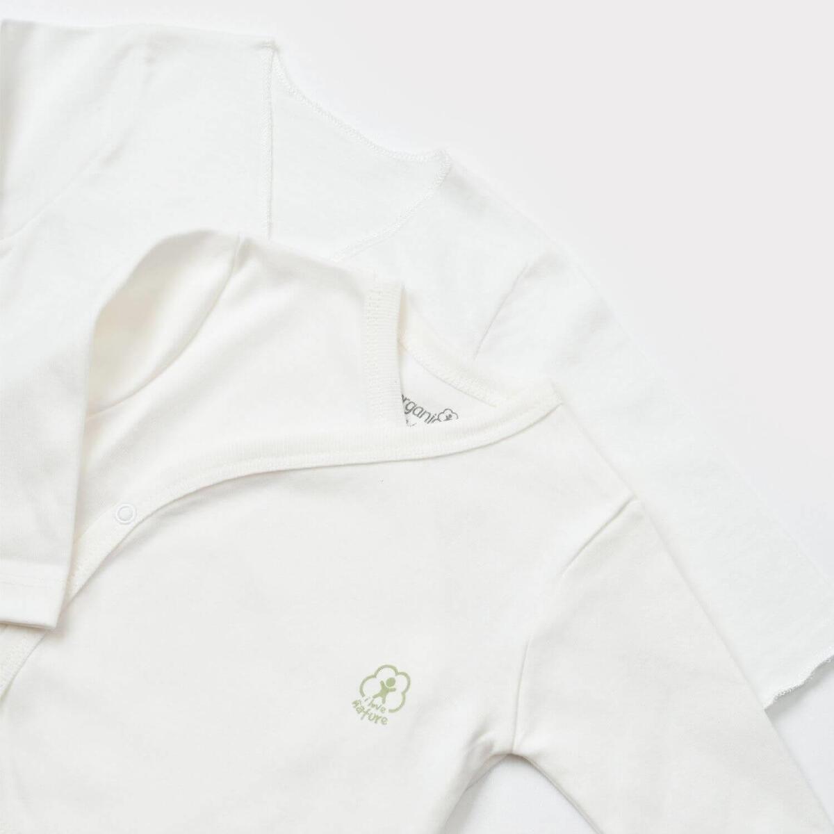 Bibaby Organik İç - Dış Zıbın Nature Ekru