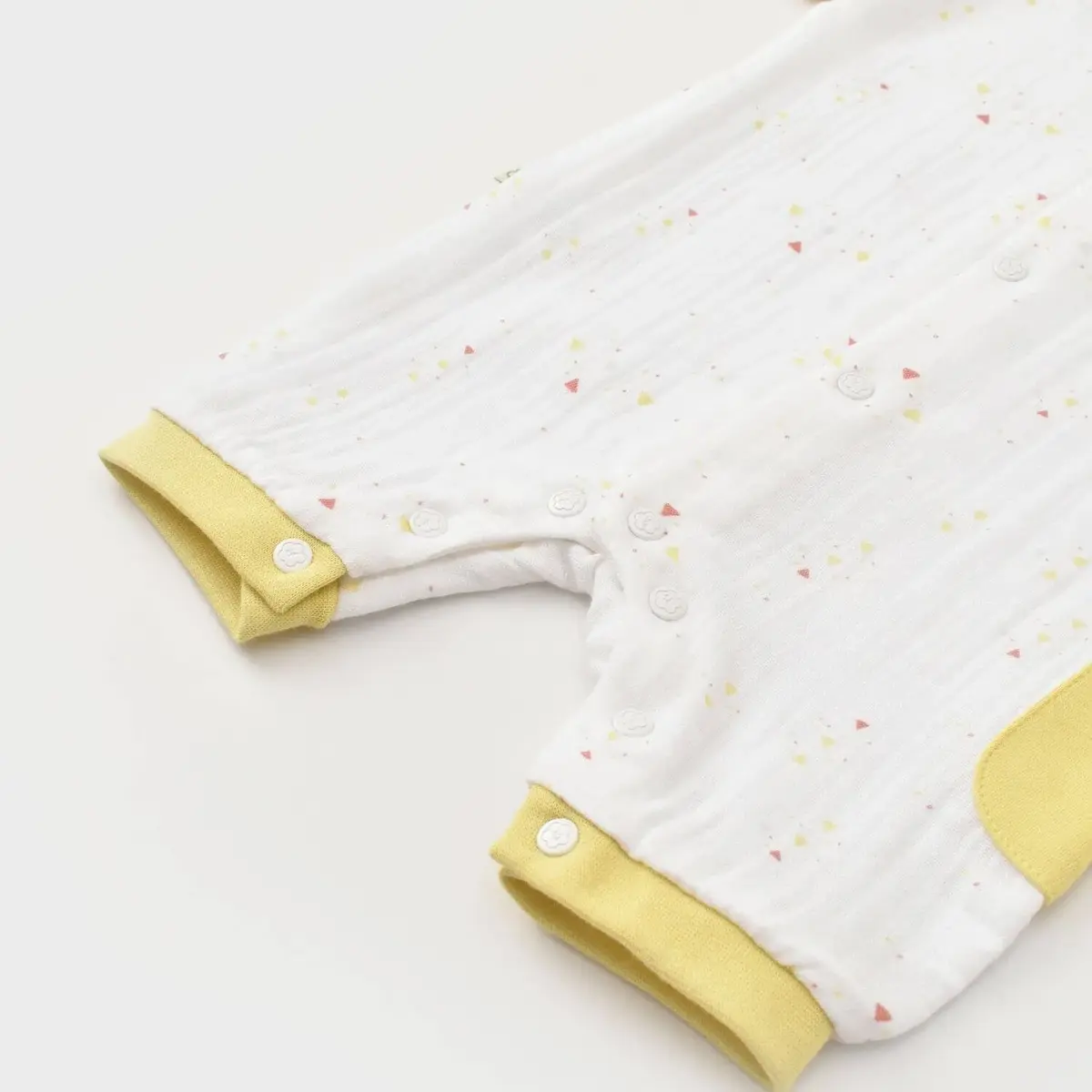 Bibaby Organik Tulum Şortlu Baby Racoon Vanilla Ice