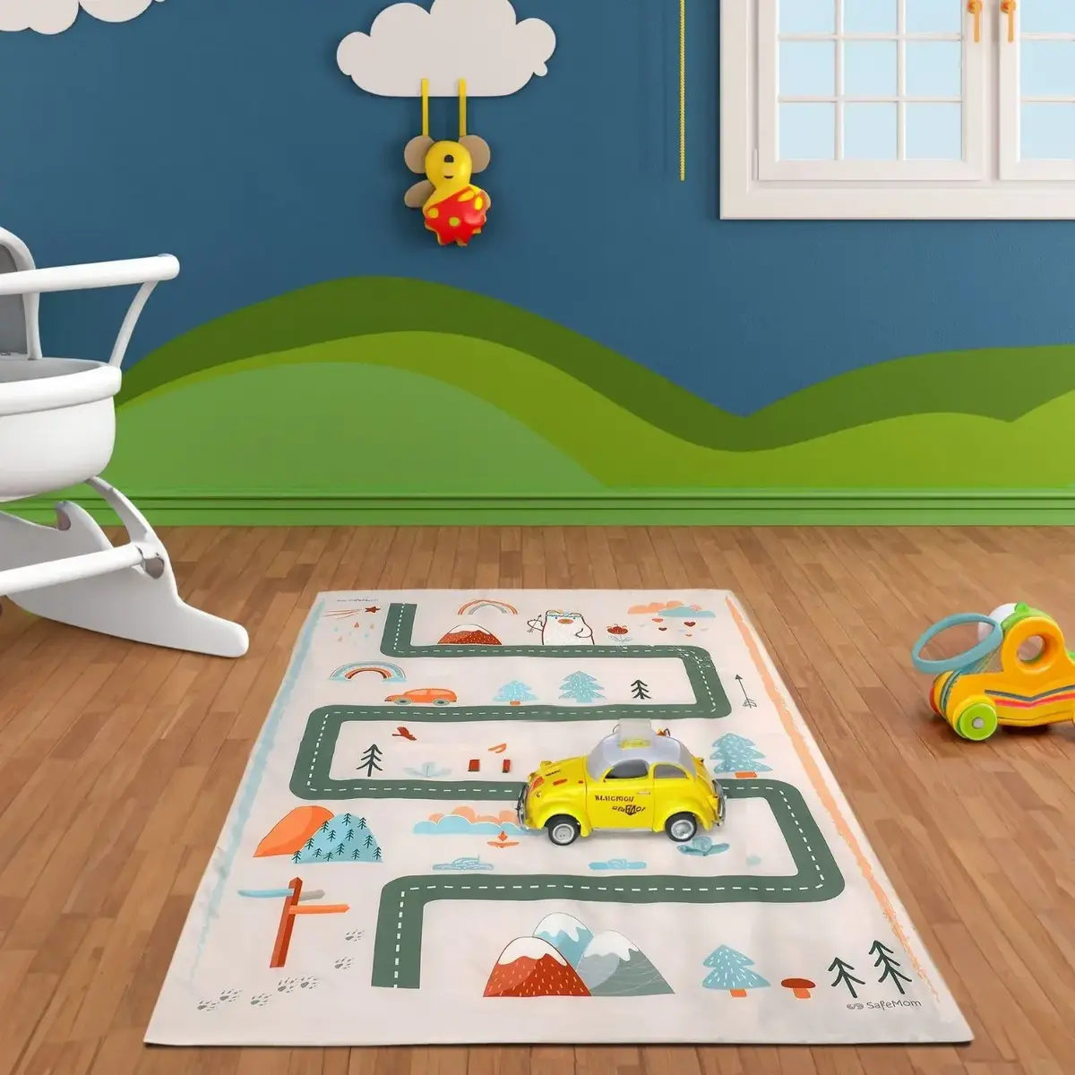 Safemom 90x145 Oyun Matı Snow