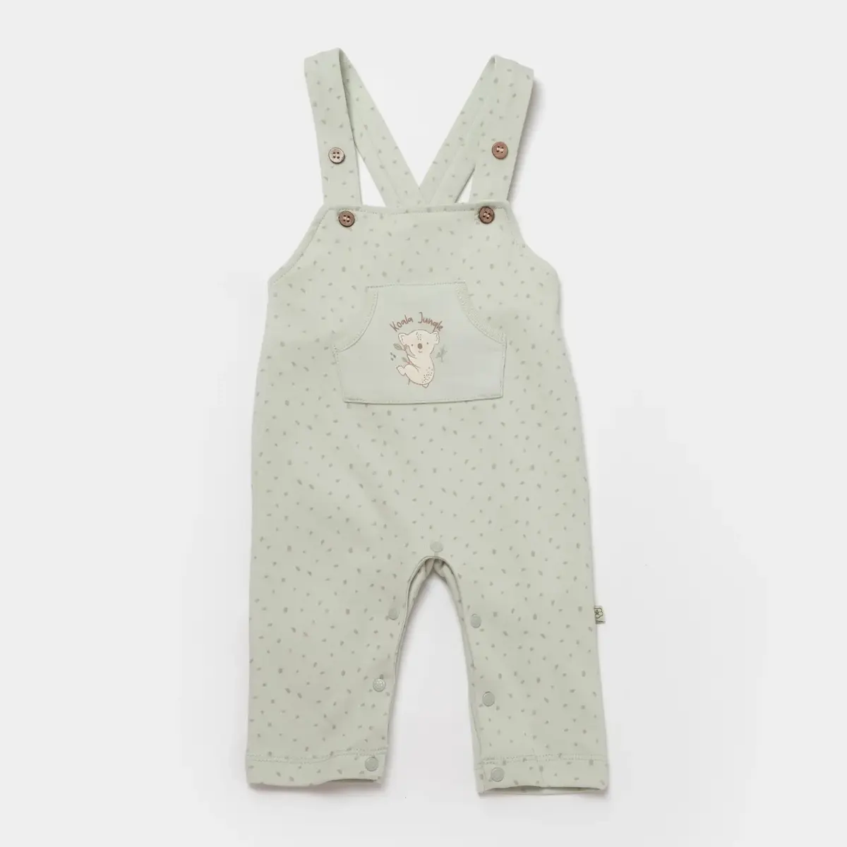 Bibaby Organik Salopet Koala Jungle Mint