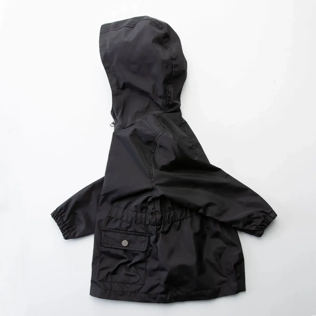 Midimod Yağmurluk Ponponlu Siyah