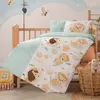 Cottonbox Bebek Nevresim Takımı Aslan Mint