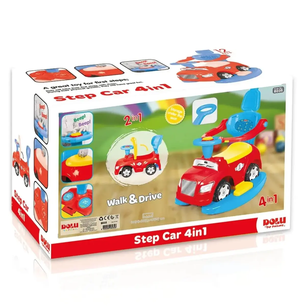 Dolu Step Araba 4'ü 1 Arada