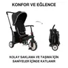 SmarTrike STR3 Plus 5’i 1 Arada Üç Tekerlekli Bebek Bisikleti - Black