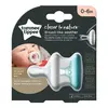 Tommee Tippee Breastlike Emzik 2li 0-6 Ay Mavi - Beyaz