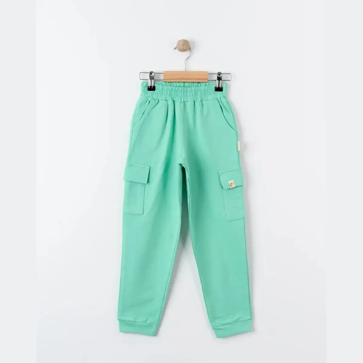 Tiffany Eşofman Altı Kargo Cepli Oversize Theme Turkuaz Tiffany Eşofman Altı Kargo Cepli Oversize Theme Turkuaz