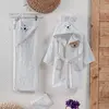 Kidboo Bornoz Seti 3lü Ayıcık Krem