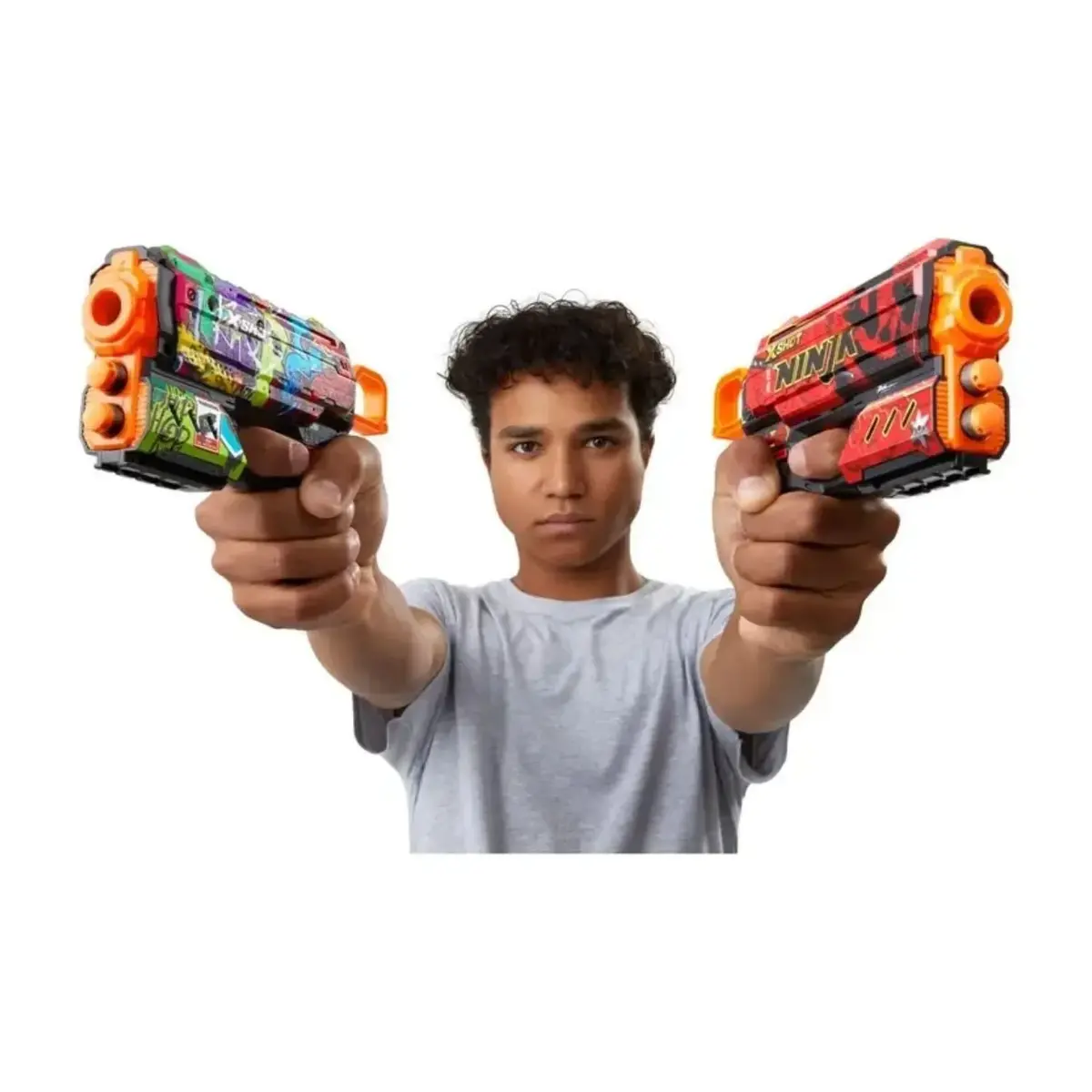 X-shot Sünger Atan Tabanca 2li 16 Mermili