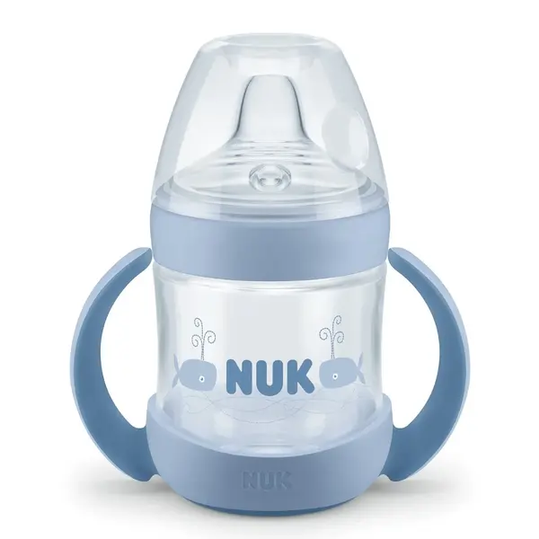 Nuk Nature Sense Learner Isı Göstergeli Alıştırma Bardağı 150 ml 6+ Ay Mavi