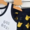 Pelops 2li Takım Atlet Rırr Tiger Baskılı Beyaz