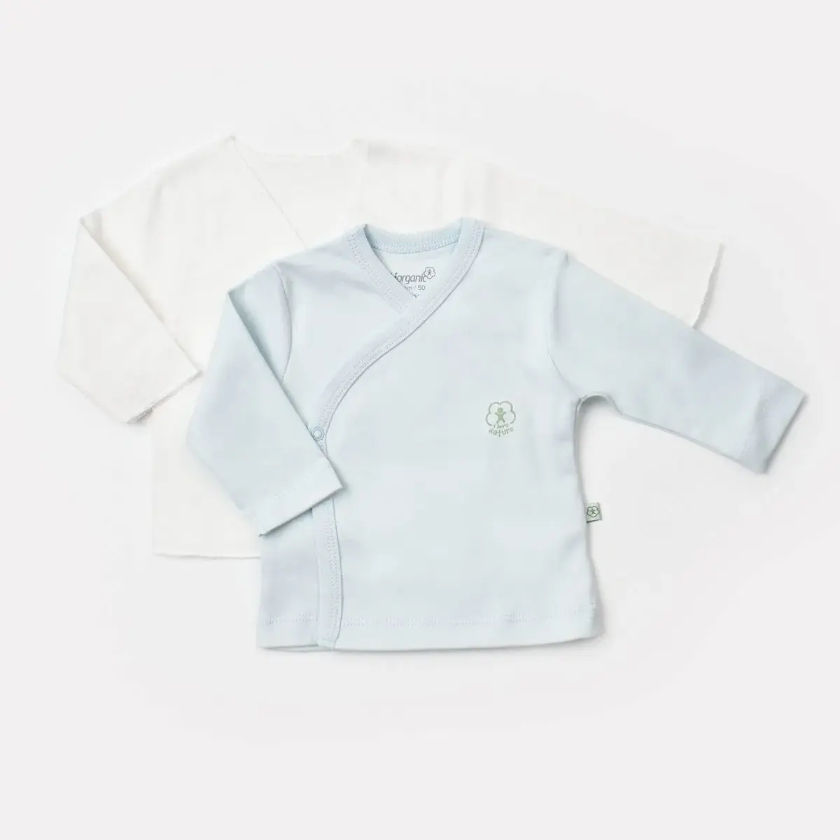 Bibaby Organik İç - Dış Zıbın Nature Mavi Bibaby Organik İç - Dış Zıbın Nature Mavi