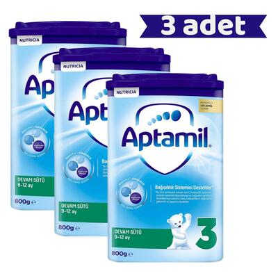 Aptamil 3 Devam Sütü 800 Gr x3