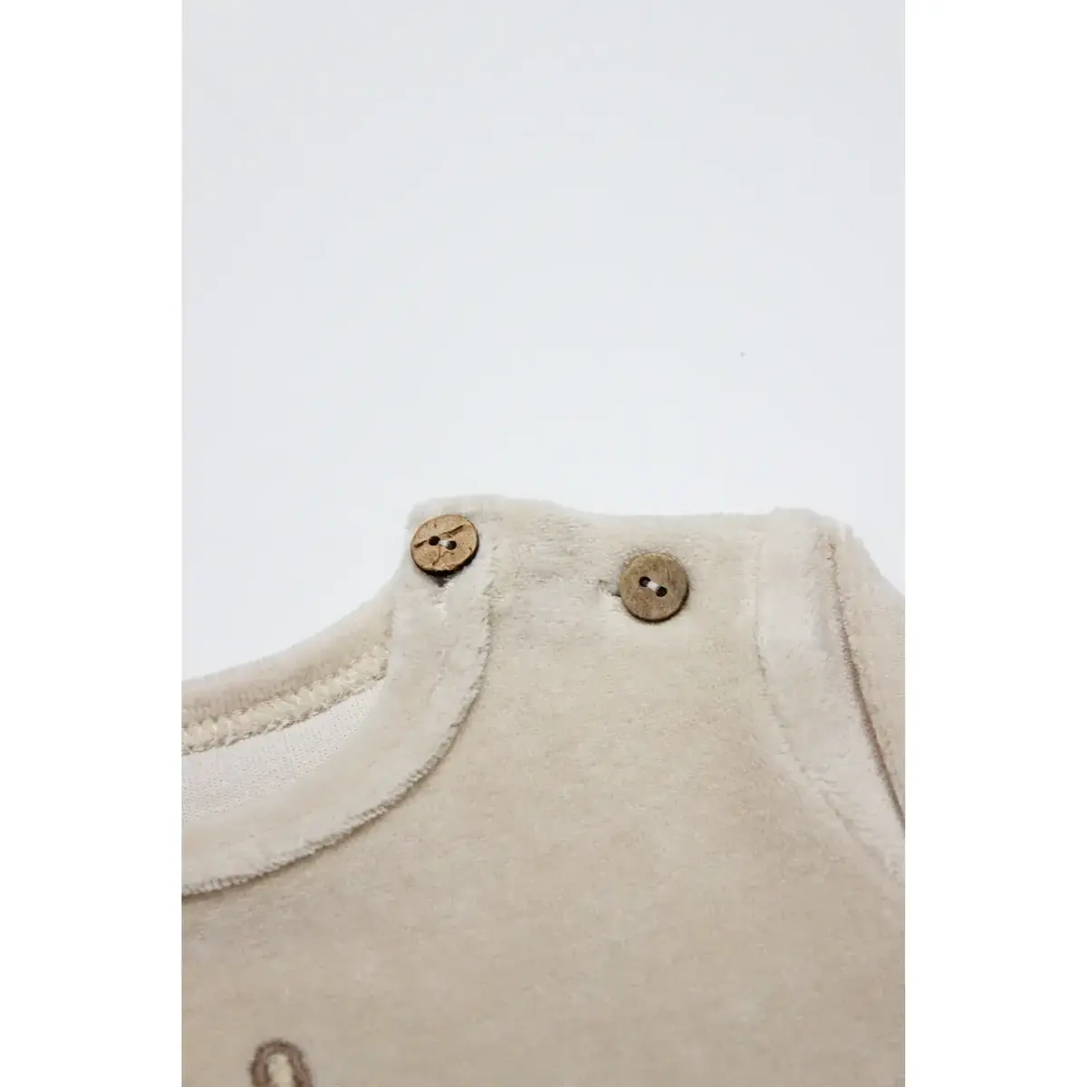 Bistyle 2li Takım Kadife I Love Daddy Bej - Turuncu