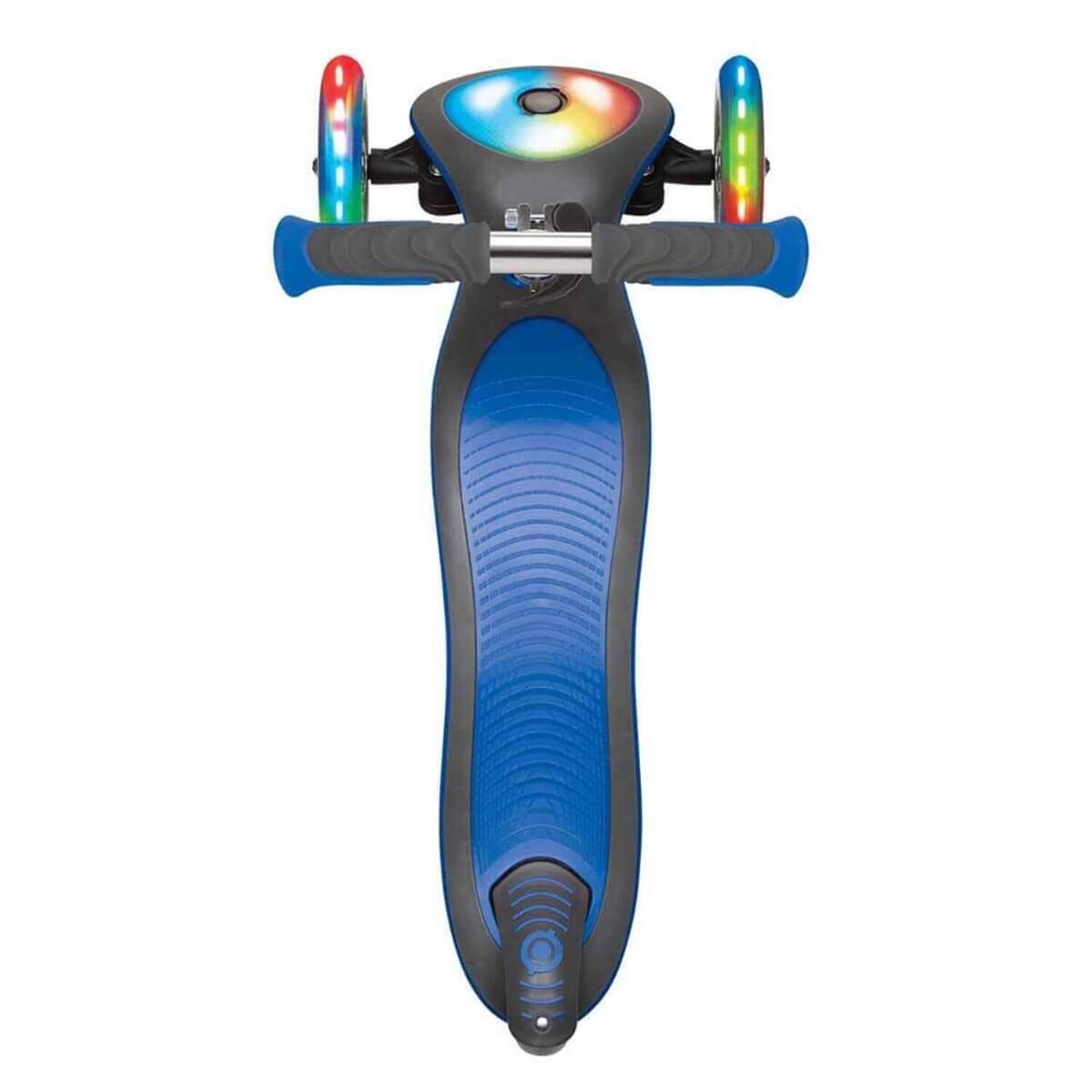 Globber Elite Deluxe Işıklı Scooter Lacivert