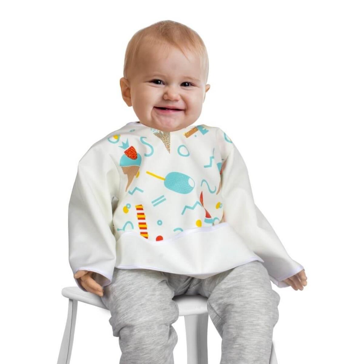 Sevi Bebe Kollu Mama Önlüğü Dondurma