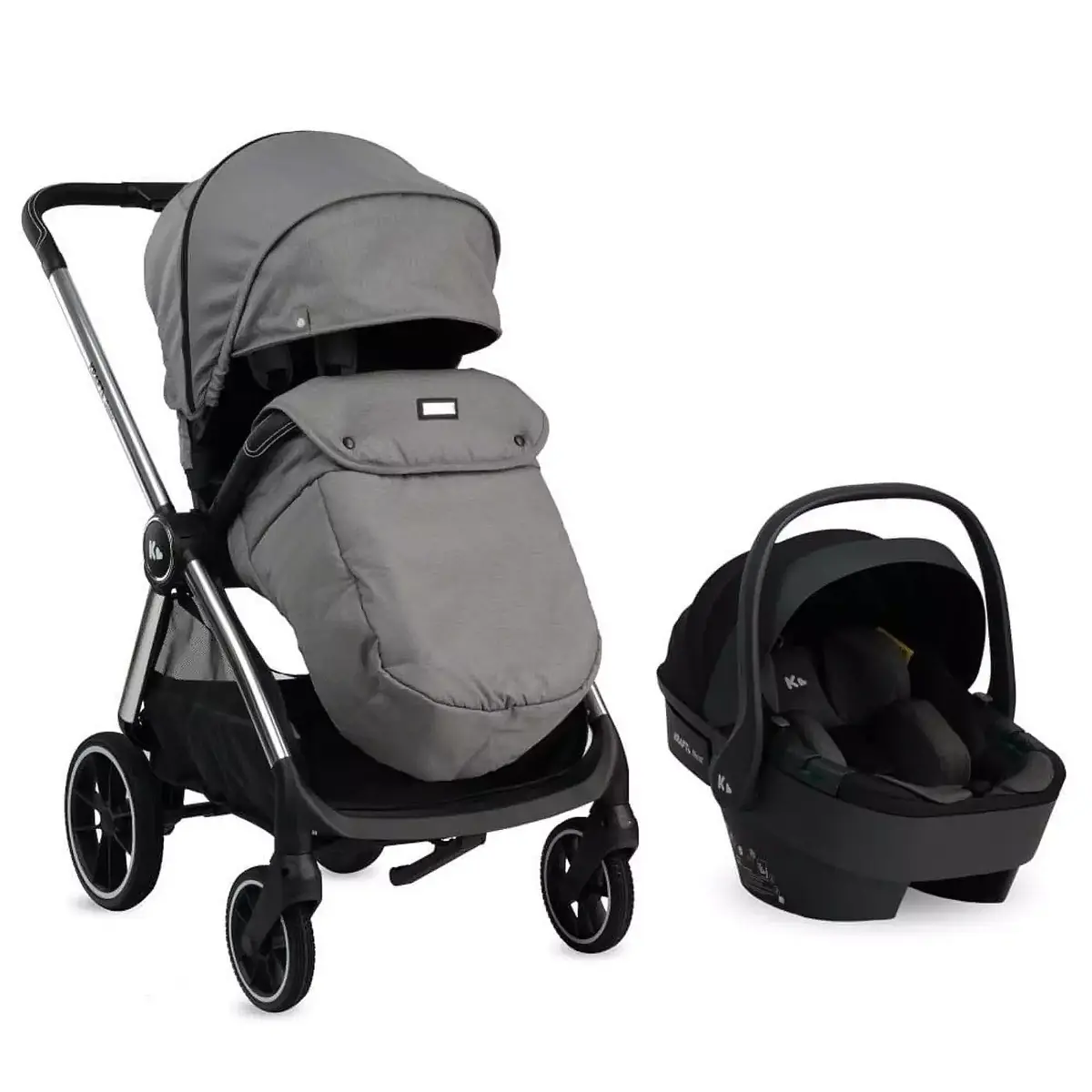 Kraft Dakar I-Size Travel Sistem Bebek Arabası Grey