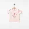 Winimo T-Shirt Tavşan Baskılı Pudra