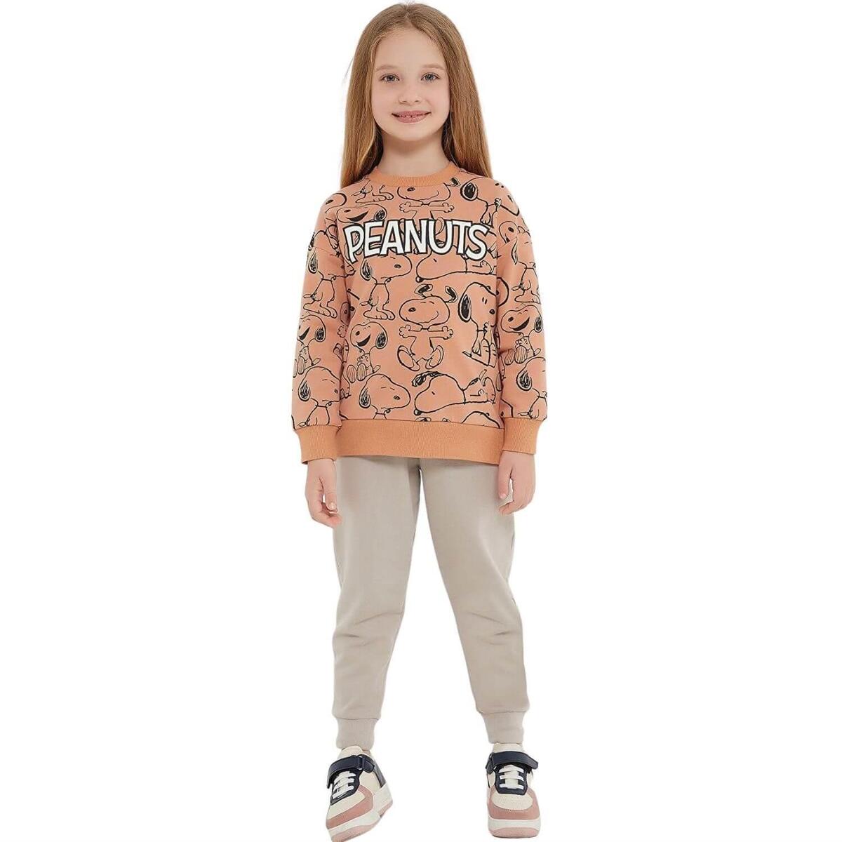 Snoopy Eşofman Takımı Karamel