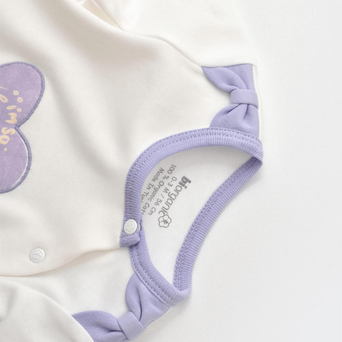 Bibaby Organik Tulum Love You Baby Lavender