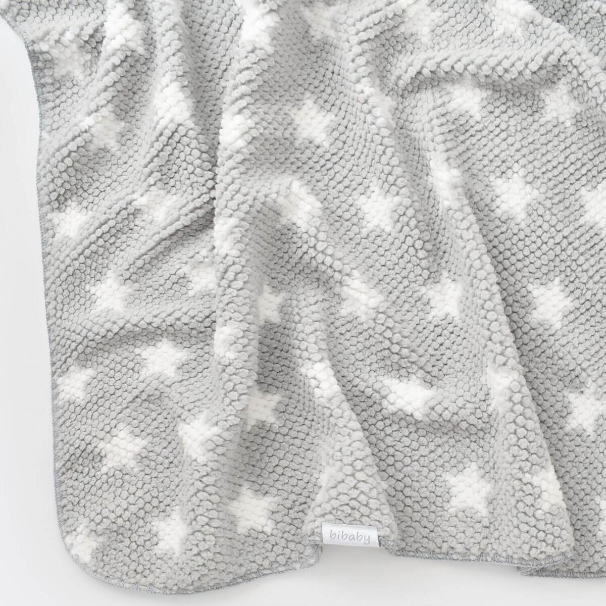 Bibaby Battaniye Star Joy Gri