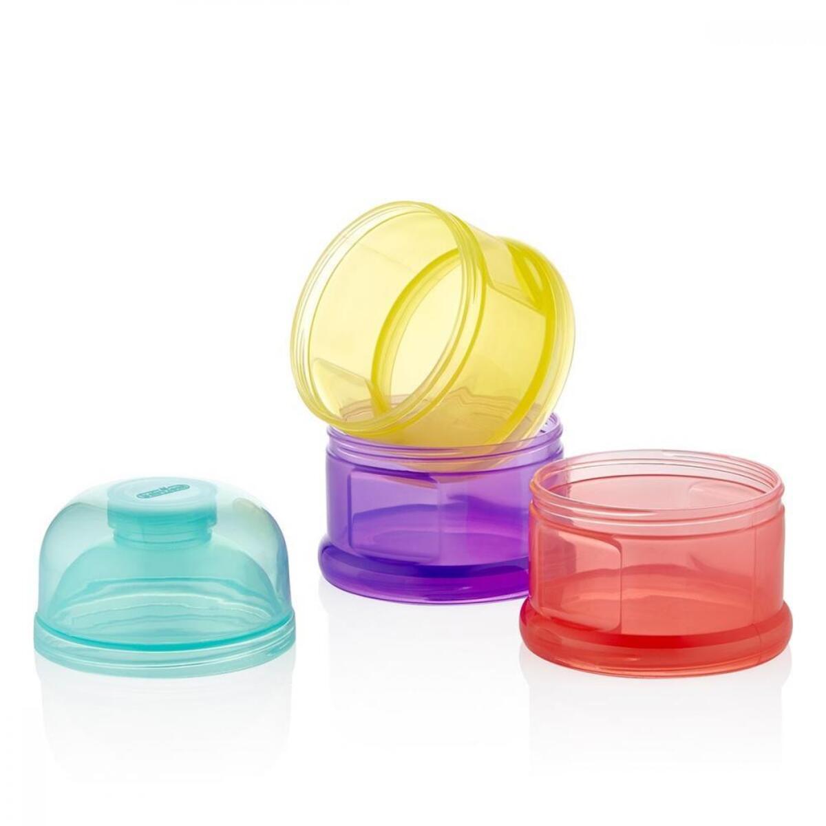 Babyjem Katlı Toz Mama Saklama Kabı Renkli