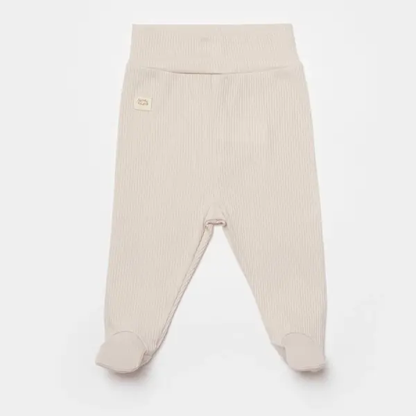 Bibaby Organik Pantolon Patikli Modal Nature Relax Bej