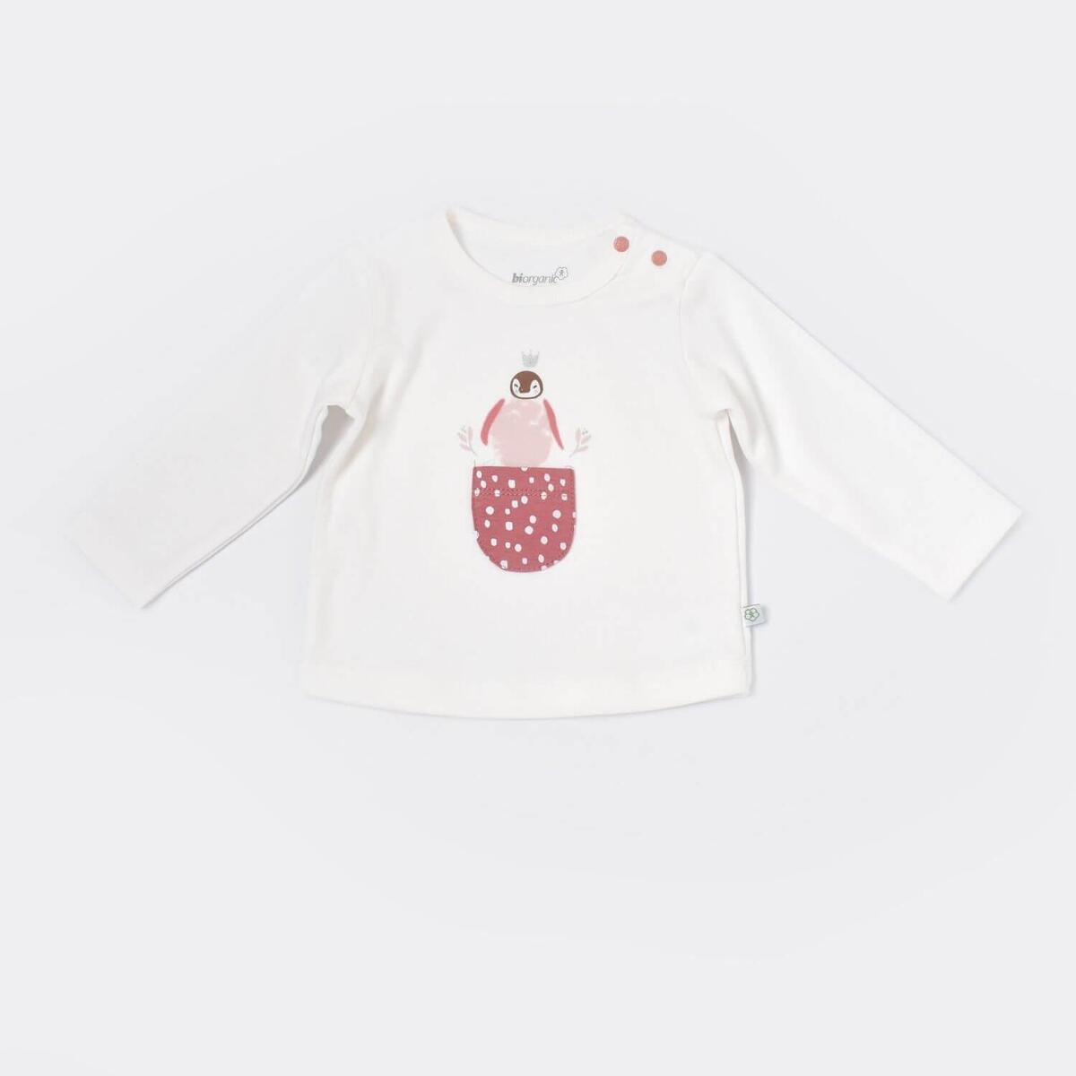 Bibaby Organik Sweatshirt Little Love Rose Dry