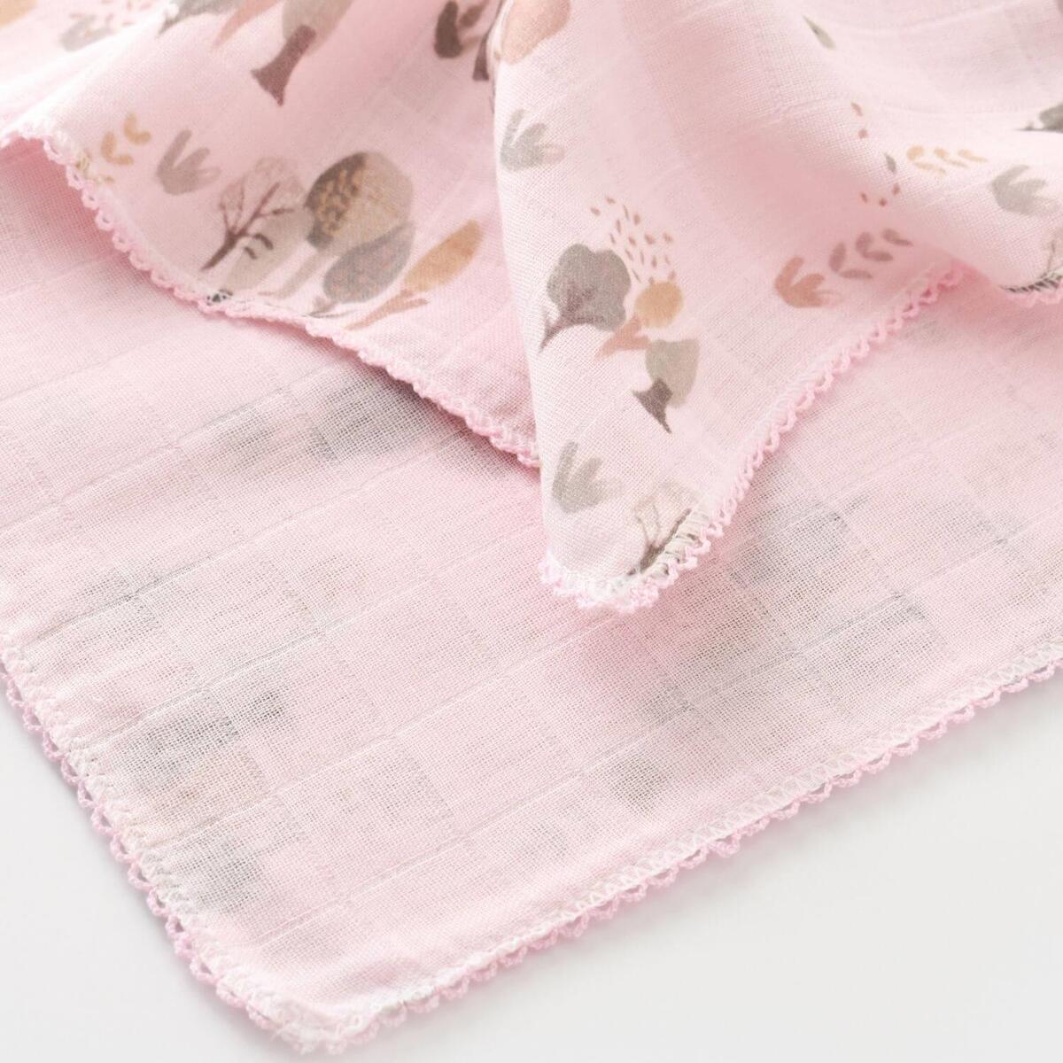 Bibaby Battaniye Müslin Tree Pembe