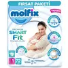 Molfix Premade Bebek Bezi 1 Beden Yenidoğan 72li Fırsat Paketi