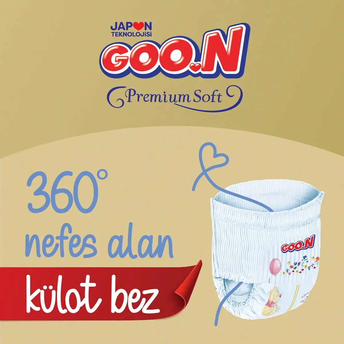 Goon Premium Külot Bebek Bezi 5 Beden 12-20 Kg 34lü Jumbo Paket