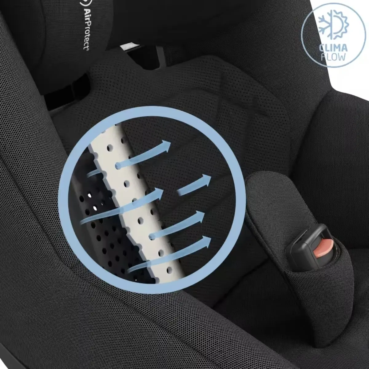 Maxi Cosi Pearl 360 SlideTech Oto Koltuğu 0-18 Kg Authentic Black