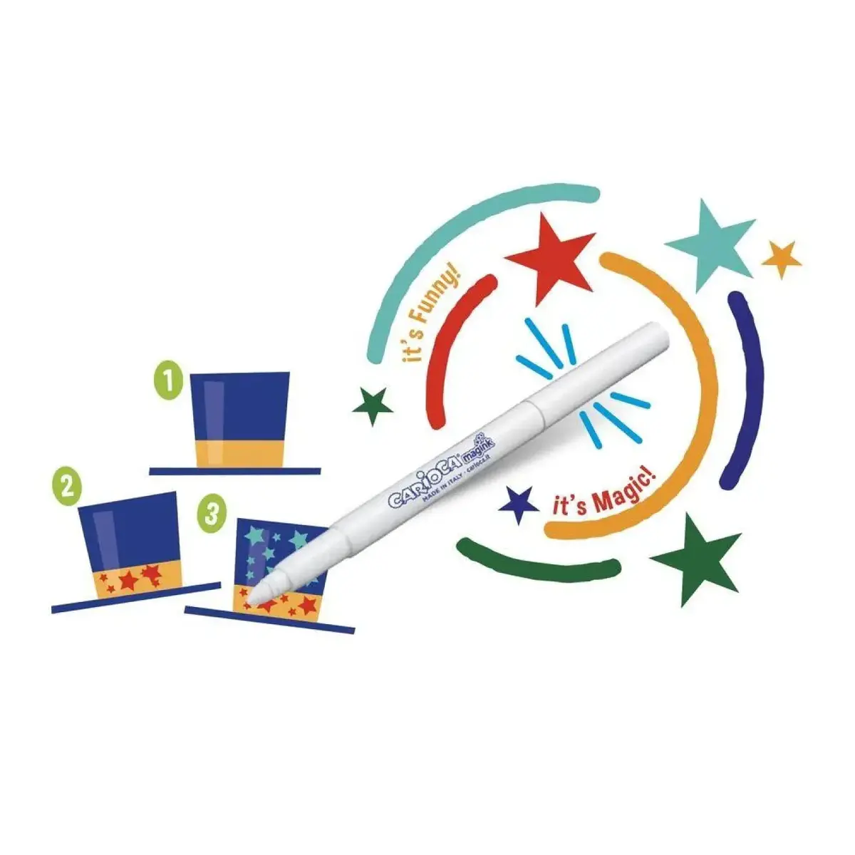 Carioca Renk Değiştiren Sihirli Keçeli Boya Kalemi 10lu