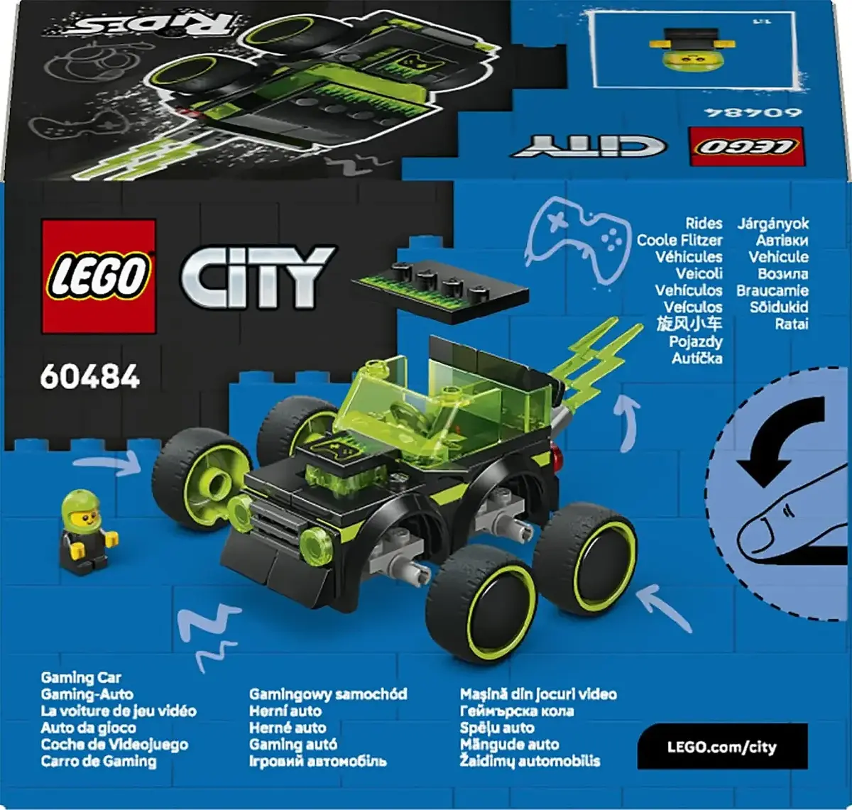 LEGO City Araçlar - Video Oyunu Yarış Arabası 60484