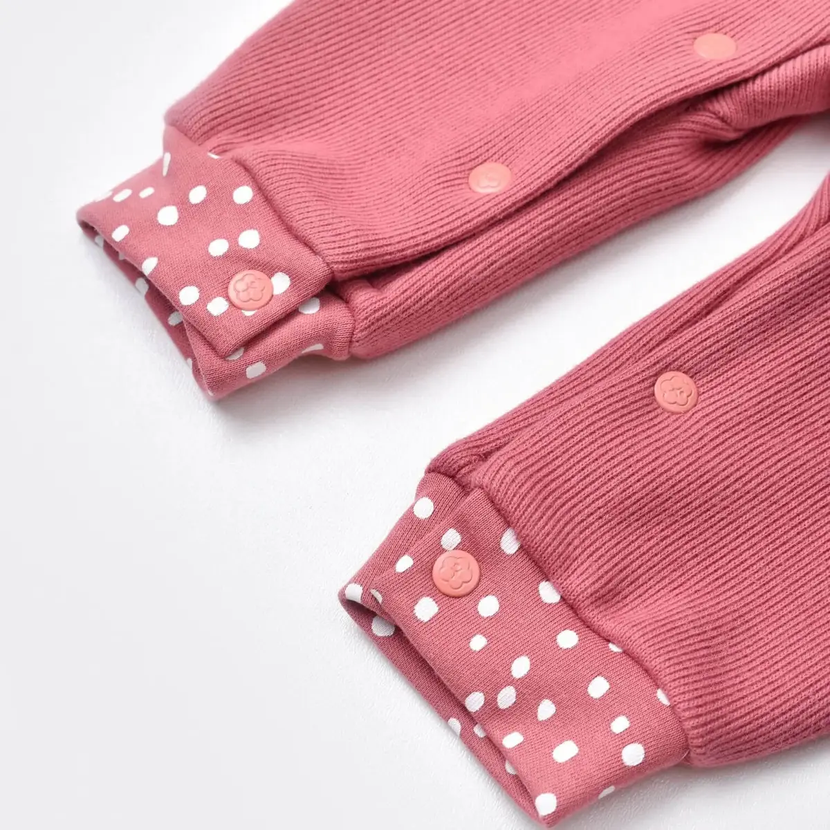 Bibaby Organik Salopet Tulum Little Love Rose Dry