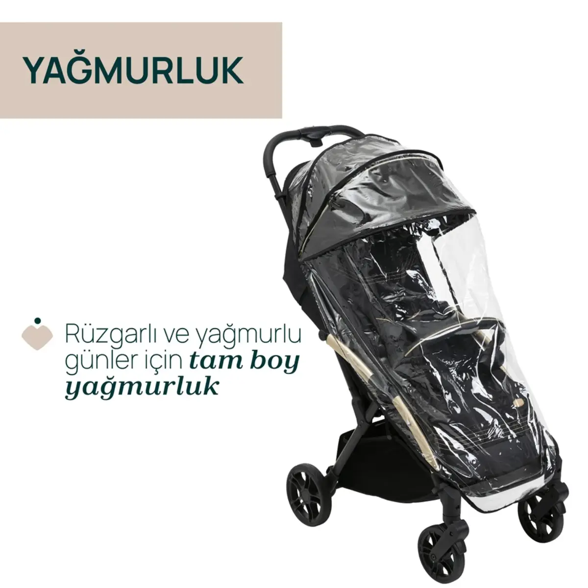 Chicco Goody XPlus Kabin Bebek Arabası Black Re_Lux